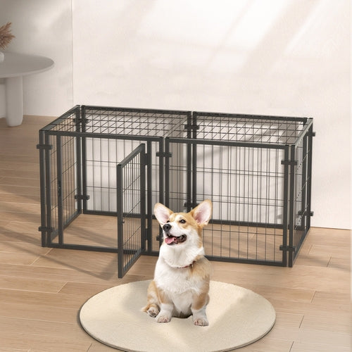 47.2" Heavy Duty Dog Crate Playpen for Small, Medium & Large Dogs –