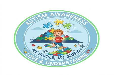 Autism Awareness - Love & Understanding (Green Border)