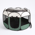 Red & Black Mesh Crate for Dogs & Cats- X L-Teal White