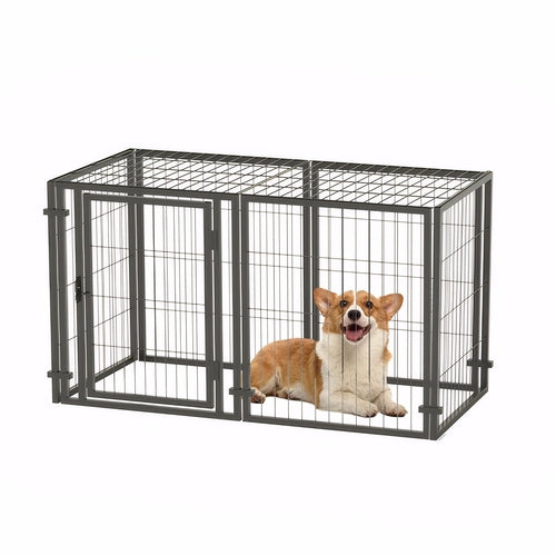 47.2" Heavy Duty Dog Crate Playpen for Small, Medium & Large Dogs –